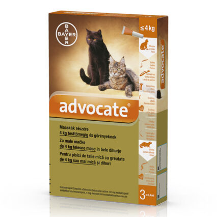 Advocate Cat 0-4 kg x 3 pipete