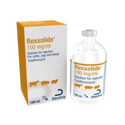 TRATAMENT BOLI RESPIRATORII SI PODODERMATITA REXXOLIDE 100ML 100MG/ML - TULATROMICINA - SOL. INJ.