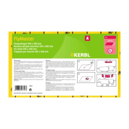 HARTIE ADEZIVĂ MUSTE CU ATRACTANT 59,5X30CM (6BUC/BAX)/299842