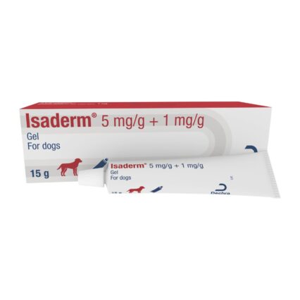 TRATAMENT DERMATITA CAINI ISADERM GEL 5MG/G+1MG/G  / 041966