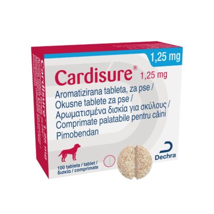TRATAMENT INSUFICIENTA CARDIACA CAINI CARDISURE 1.25 MG*100 TB PALATABILE /043038