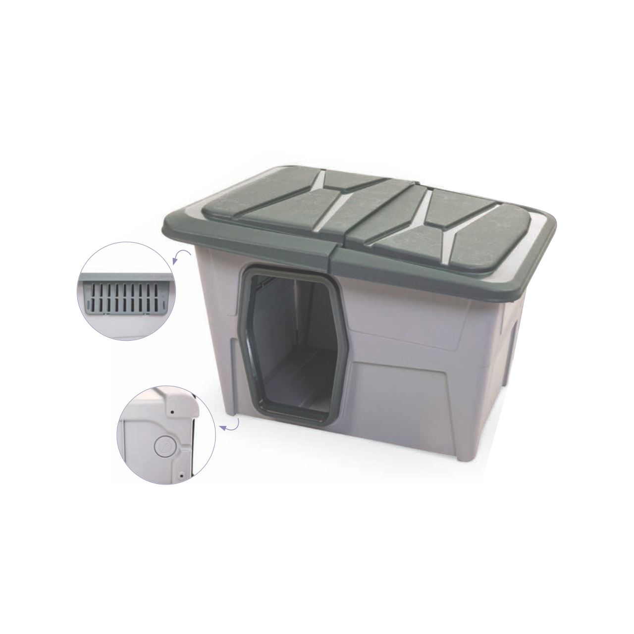 CUSCA PENTRU CAINI SI PISICI MPS BARAKA MEDIUM 93x73x60(h)cm