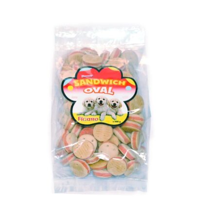 RECOMPENSE PENTRU CAINI BISCUITI PENTRU CAINI SANDWICH OVAL 400G (25/bax)/22314.4