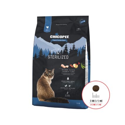 HRANA USCATA PENTRU PISICI SUPER PREMIUM CHICOPEE HNL STERILIZED 1.5KG