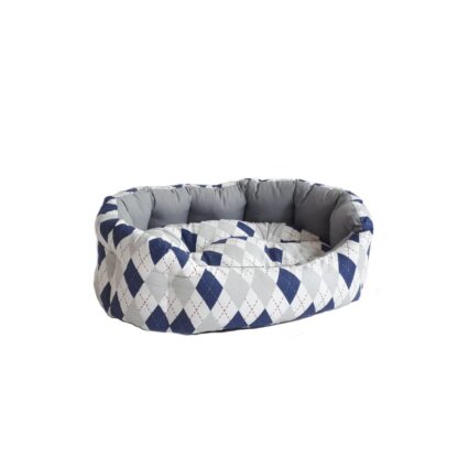 CULCUS TEXTIL PENTRU CAINI SI PISICI ORIONE M CU ROMBURI 65x50x22/60008003