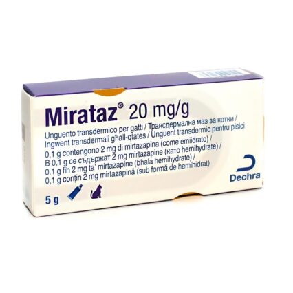 GESTIONAREA PIERDERII IN GREUTATE LA PISICI MIRATAZ PASTE 20 MG/G 5 GR