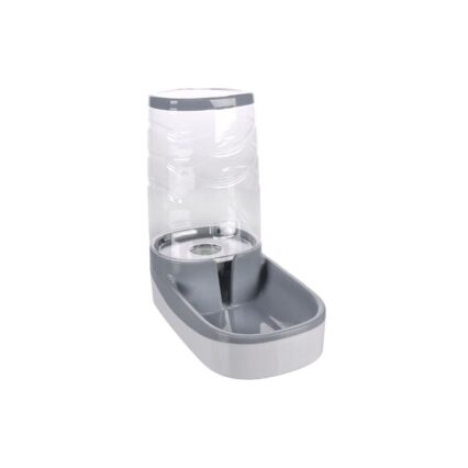 DISPENSER AUTOMAT APA PENTRU CAINI SI PISICI FRED GRI/ALB FLAMINGO 30.5x17x31CM/3.5L
