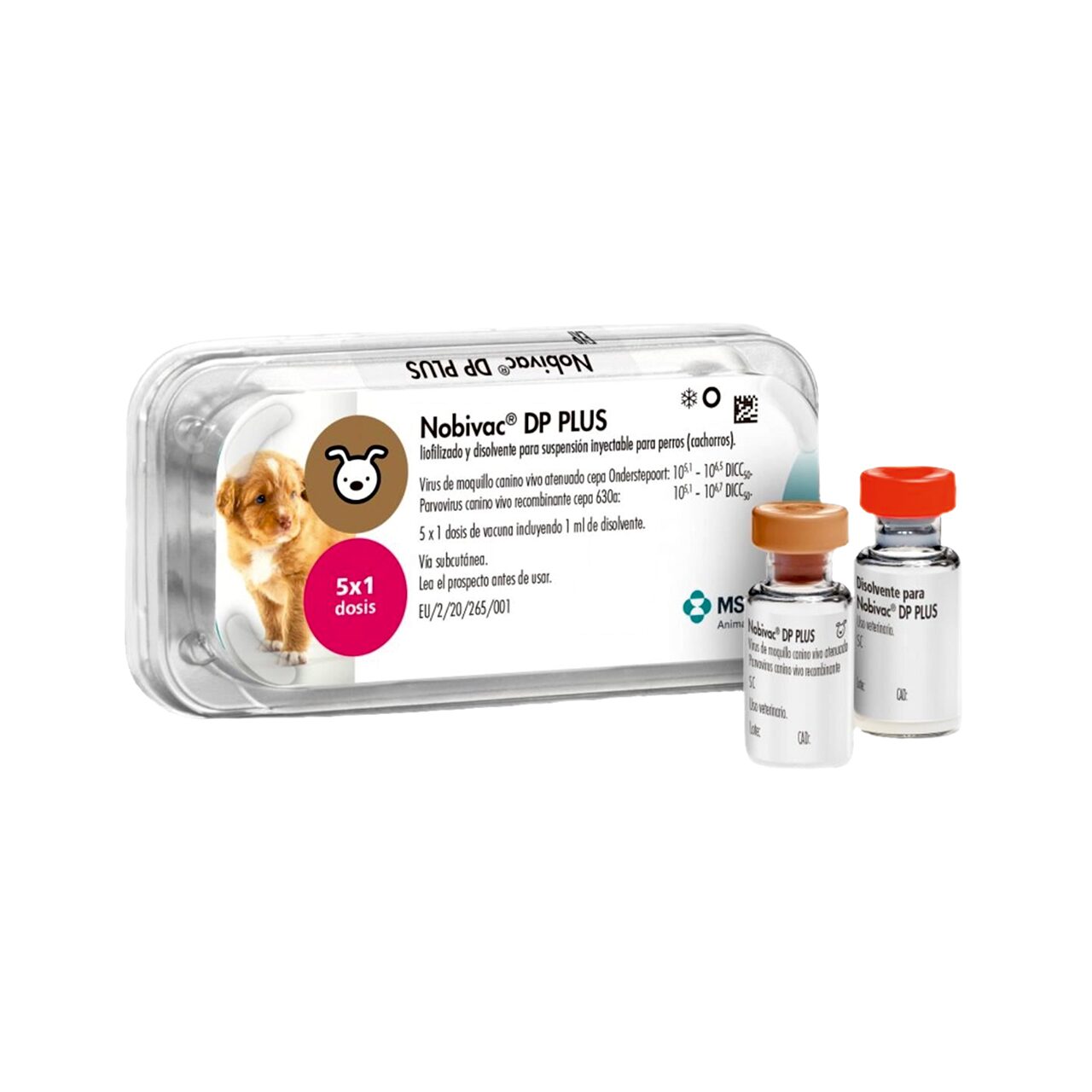 NOBIVAC DP PLUS (1DOZA LIOFILIZAT + 1DOZA DILUANT)