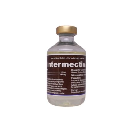 ANTIPARAZITAR INTERN SI EXTERN PENTRU BOVINE INTERMECTIN SUPER 50 ML