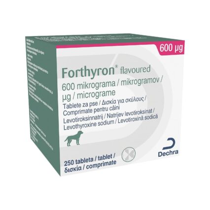 FORTHYRON TRATAMENT HIPOTIROIDISM CANIN 600 MCG*50 TB PALATABILE