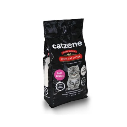CATZONE CLUMPING NISIP SUPER PREMIUM BABY POWDER 6L/5KG