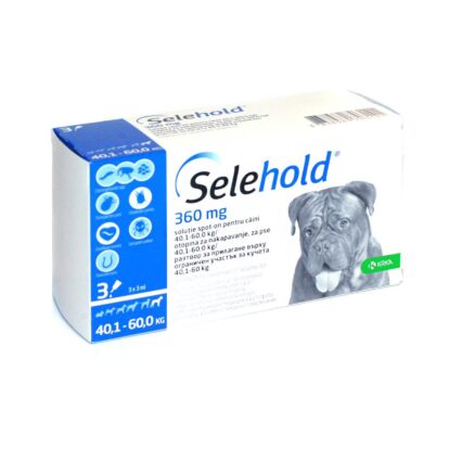 sans-serif"">Selamectina poate avea efecte adverse asupra peştilor sau a unor organisme acvatice cu care aceştia se hrănesc.<br /><br /><strong>AMBALARE: </strong></span></span><span style=""font-size:14px""><span style=""font-family:Trebuchet MS