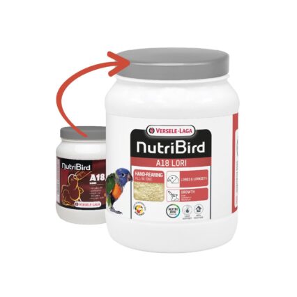 HRANA COMPLETA VERSELE LAGA NUTRIBIRD A18 LORI PENTRU HRANIREA MANUALA A PASARILOR EXOTICE 800 G