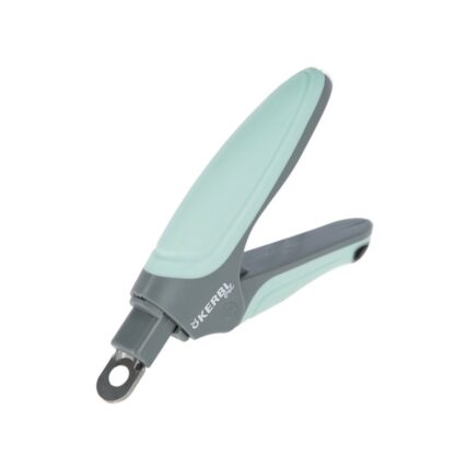 CLESTE GHILOTINA UNGHII PENTRU CAINI KERBL 14.5CM TURQUOISE/GREY