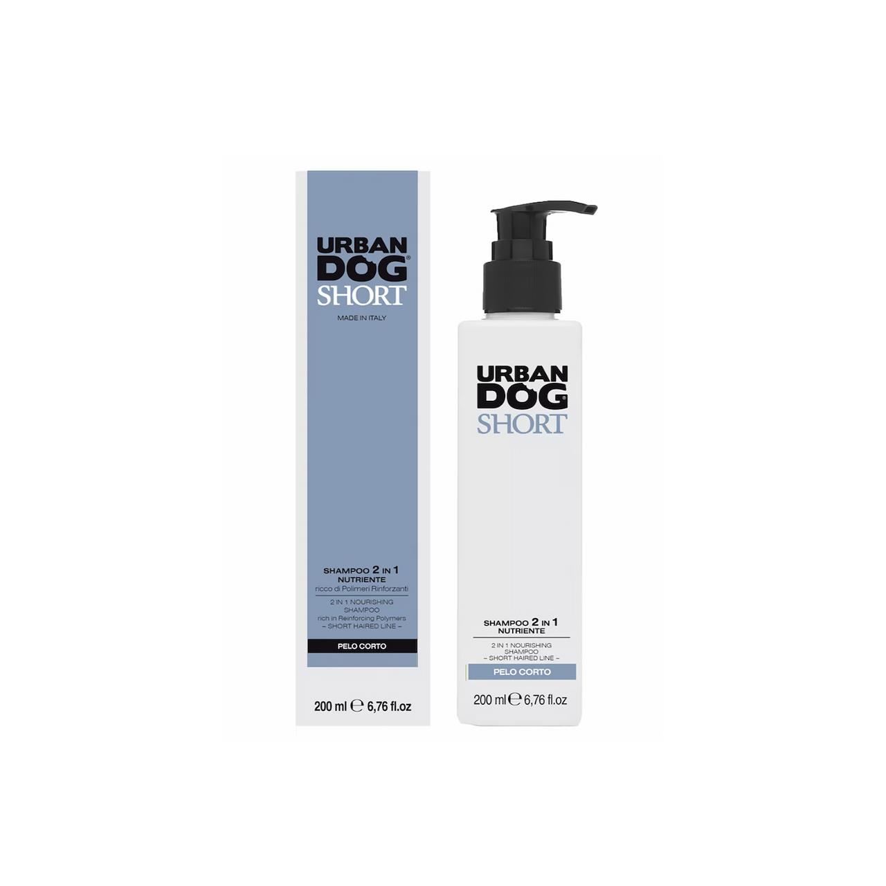 SAMPON URBAN DOG 2-IN-1 PAR SCURT 200ML(48/BAX)/SH2M-2000