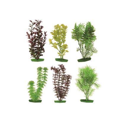 DECOR PENTRU ACVARIU PLANTA M FLAMINGO 10x6x22CM