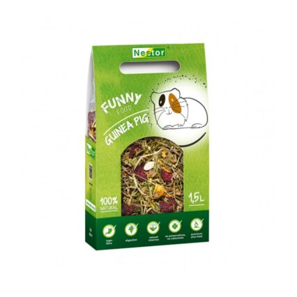 HRANA USCATA PENTRU PORCUSORI DE GUINEEA NESTOR FUNNY NATURAL 500 G