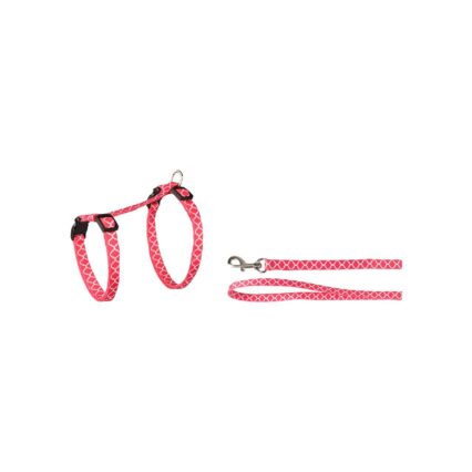 SET HAM+LESA PENTRU PISICA FLAMINGO AMSI PINK 20-35 CMx10 MM