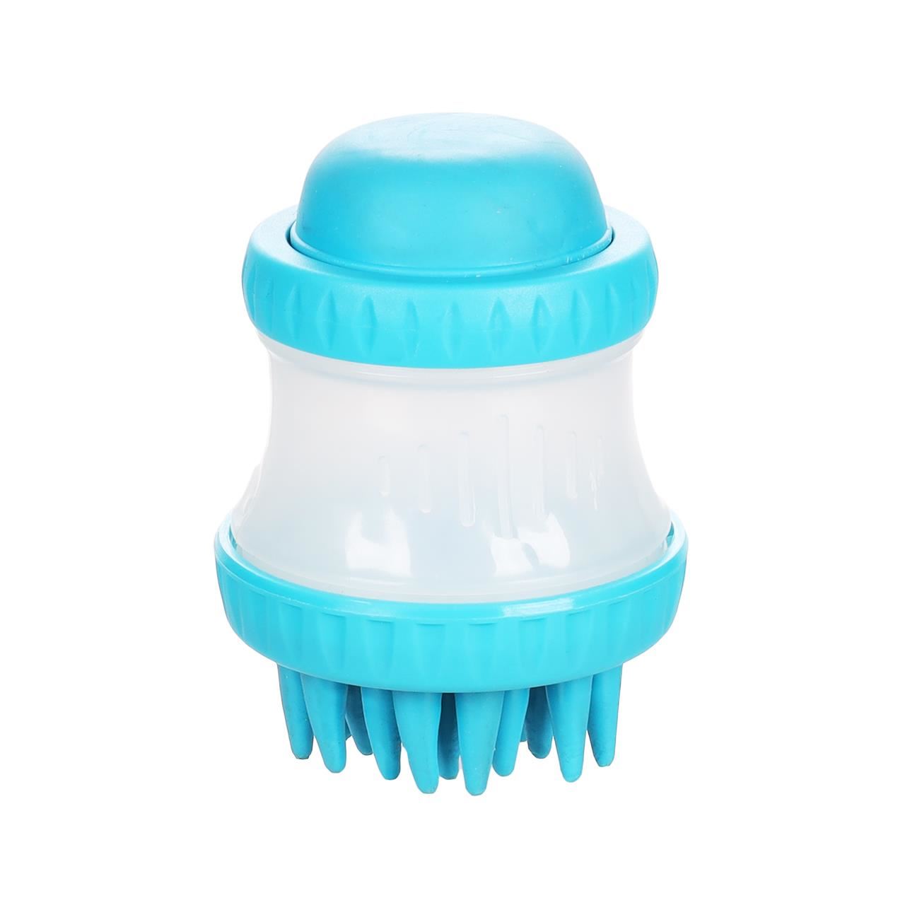 PERIE PENTRU CAINI 2-IN-1 FLAMINGO MASAJ & CURATARE HILDA 7.7x7.7x10.6CM