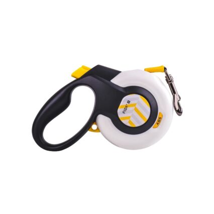 LESA PENTRU CAINI FIDA AUTOBRAKE BANDA S WHITE 5 M/5-12 KG