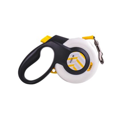 LESA PENTRU CAINI FIDA AUTOBRAKE BANDA XL WHITE 5 M/30-40 KG