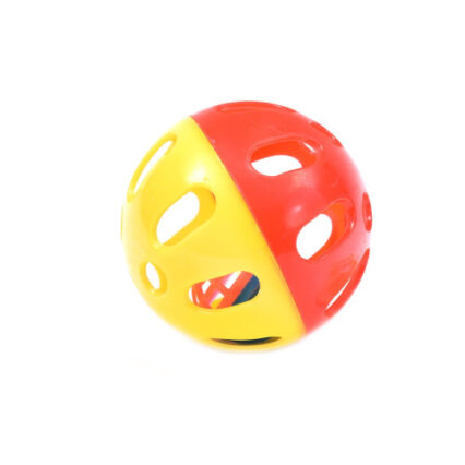 Jucarie Rozatoare Bila Plastic cu Clopotel