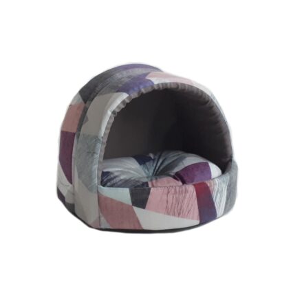 CULCUS TEXTIL PENTRU CAINI SI PISICI MIRA GEO VIOLA  35x42x35 CM