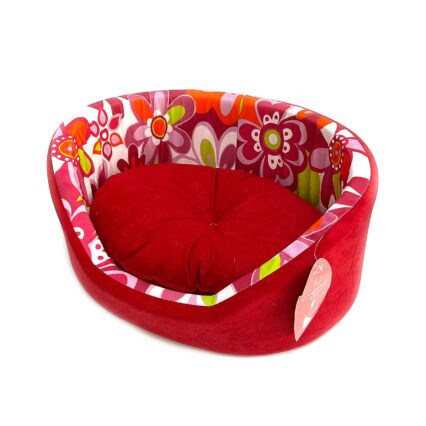 CULCUS TEXTIL PENTRU CAINI SI PISICI TAURUS 3 RED 51x61x20 CM