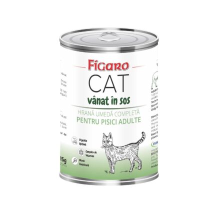 HRANA UMEDA PENTRU PISICI FIGARO CAT VANAT IN SOS CONSERVA 415G