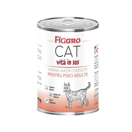 HRANA UMEDA PENTRU PISICI FIGARO CAT VITA IN SOS CONSERVA 415G