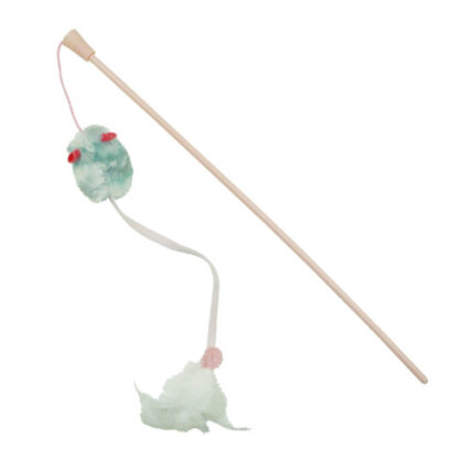 Jucarie pentru pisici undita soarece cu sunet Enjoy