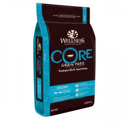 Hrana uscata pentru caini Wellness Core cu somon si ton 10 kg