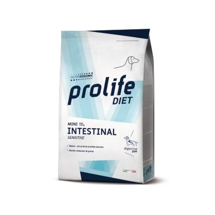 DIETA VETERINARA USCATA PROLIFE INTESTINAL SENSIBIL PENTRU CAINI DE TALIE MICA 1,5 KG