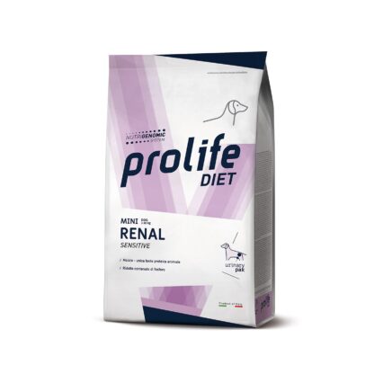 DIETA VETERINARA USCATA PROLIFE RENAL SENSIBIL PENTRU CAINI DE TALIE MICA 1,5 KG