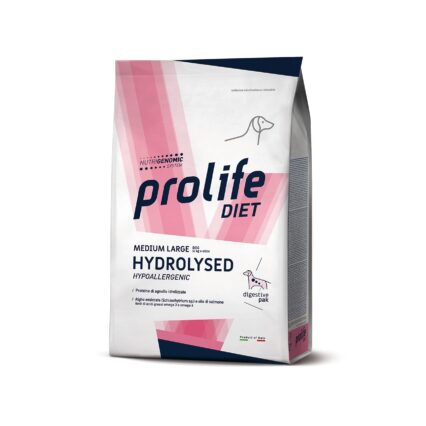DIETA VETERINARA USCATA PROLIFE HYPOALLERGENIC HYDROLYSED MIEL PENTRU CAINI DE TALIE MEDIE/MARE 8 KG