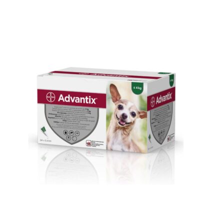 ADVANTIX 40(<4 KG)*24 PIP/CUT