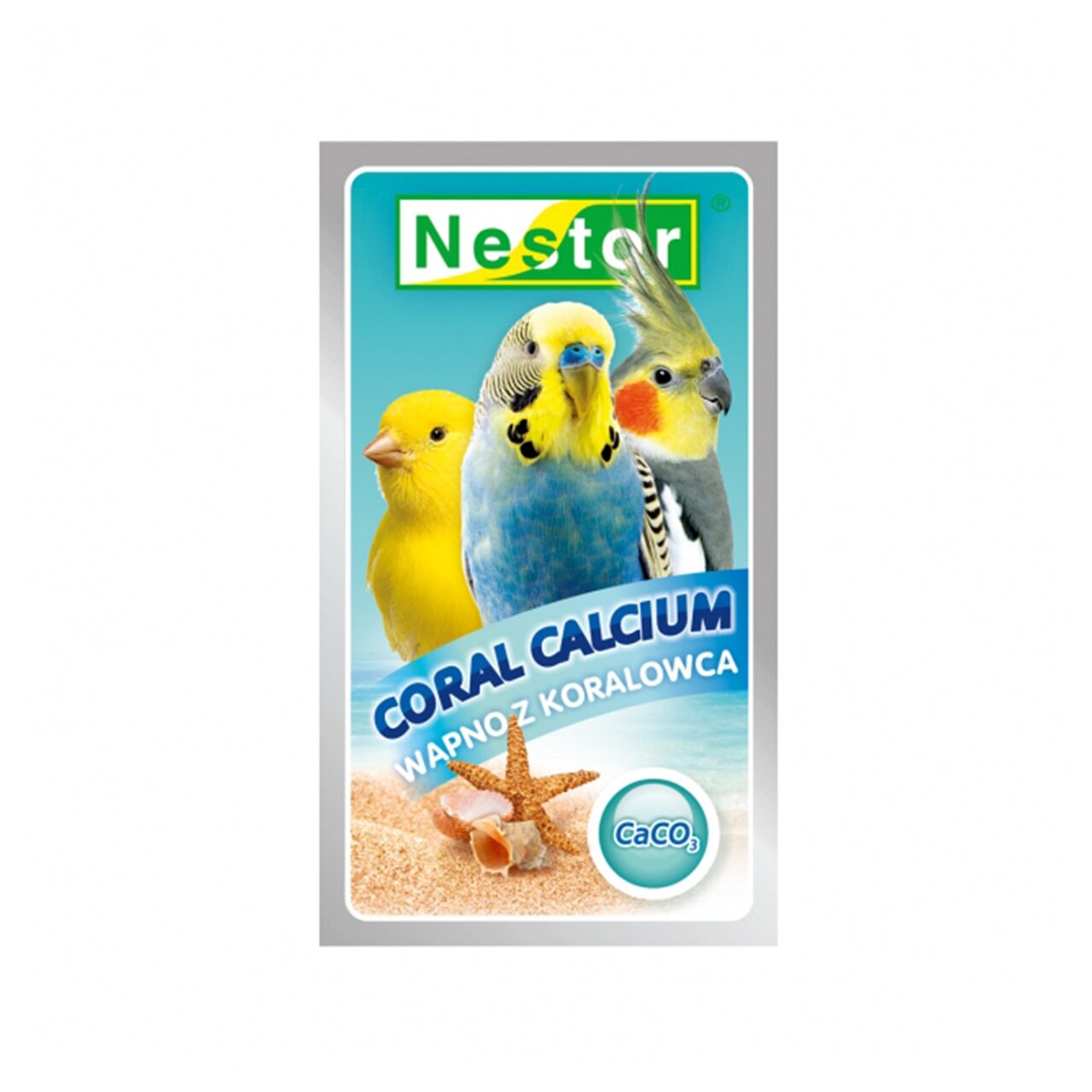 CALCIU DE CORALI PENTRU PASARI EXOTICE NESTOR 40G