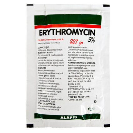 Erythromycin pulb 5% Hidrosol 227 gr