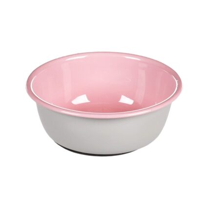 CASTRON PENTRU PISICI DIN INOX FLAMINGO MEOW NELL PINK 250 ML