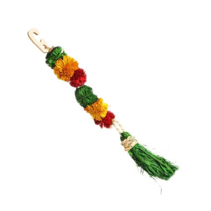 JUCARIE MASTICABILA PENTRU HAMSTERI FLAMINGO DIBBES DIN PORUMB CU SUPORT 42CM