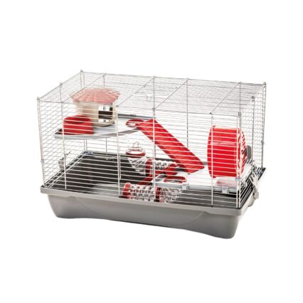 CUSCA PENTRU HAMSTERI MPS FLAT VIP CHROME/GREY/58x32x38(h)cm
