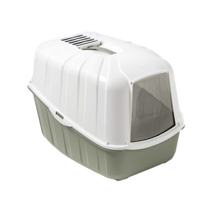 LITIERA PENTRU PISICI MPS KOMODA OLIVE GREEN 54x39x40(h)cm