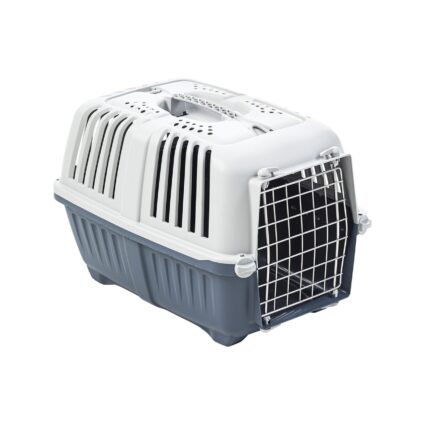 CUSCA TRANSPORT PENTRU CAINI SI PISICI MPS PRATIKO 2 METAL DARK BLUE 55x36x36(h)cm