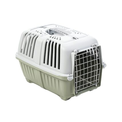 CUSCA TRANSPORT PENTRU CAINI SI PISICI MPS PRATIKO 1 METAL OLIVE GREEN 48x31x33(h)cm