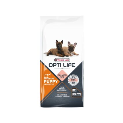 VERSELE LAGA HRANA USCATA PENTRU CAINI OPTI LIFE PUPPY SALMON&RICE 12.5KG