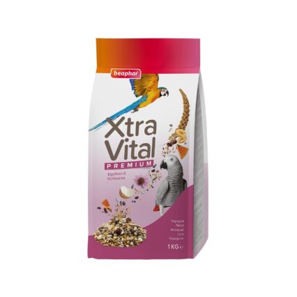 HRANA PREMIUM PENTRU PAPAGALI XTRA VITAL BEAPHAR 1KG (1000129)