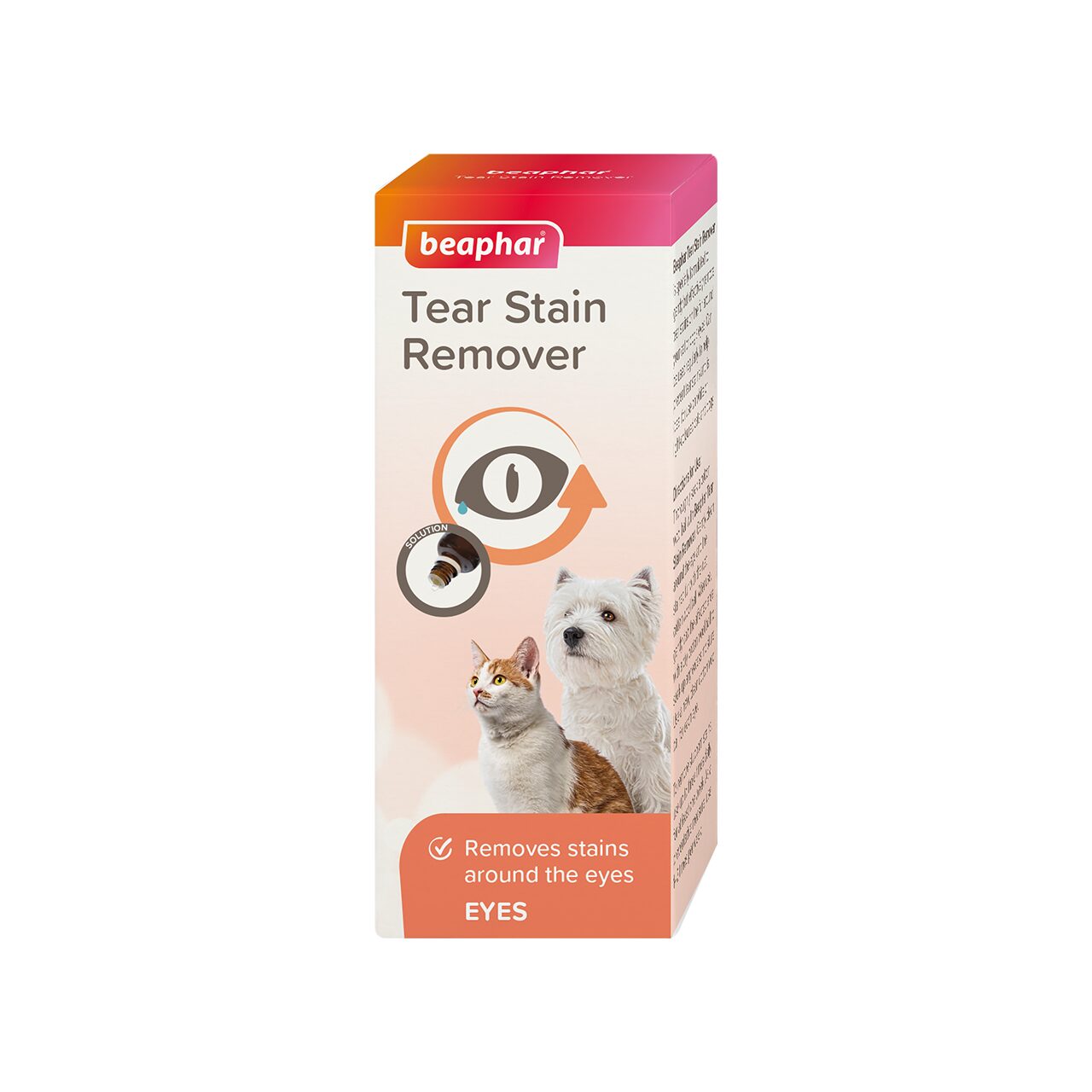 LOTIUNE INDEPARTARE PETE LACRIMI PENTRU CAINI SI PISICI BEAPHAR TEAR STAIN REMOVER 50ML