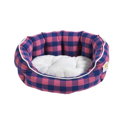 CULCUS PENTRU CAINI SI PISICI TEXTIL PANZA/PLUS AMC ROZ/ALBASTRU CAROURI (SETx5 BUC)