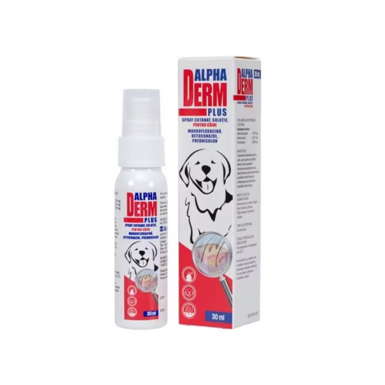 TRATAMENT DERMATITA CAINI ALPHADERM PLUS SPRAY 30ML