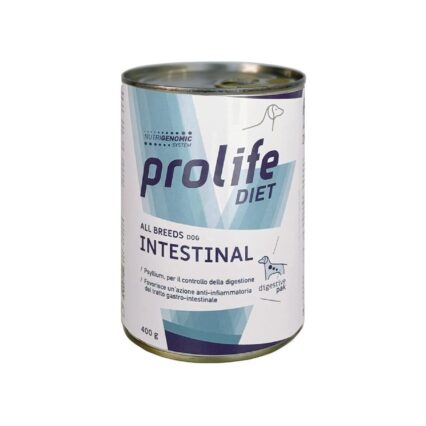 DIETA VETERINARA UMEDA PROLIFE INTESTINAL PENTRU CAINI DE TOATE TALIILE CONSERVA 400G